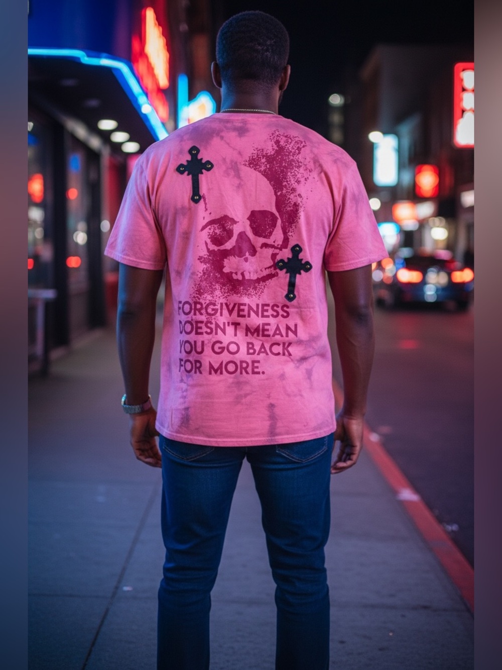 NWT RARE Limited Edition Switch Remarkable Tee 3XL - Coral Cross - Picture 3 of 8